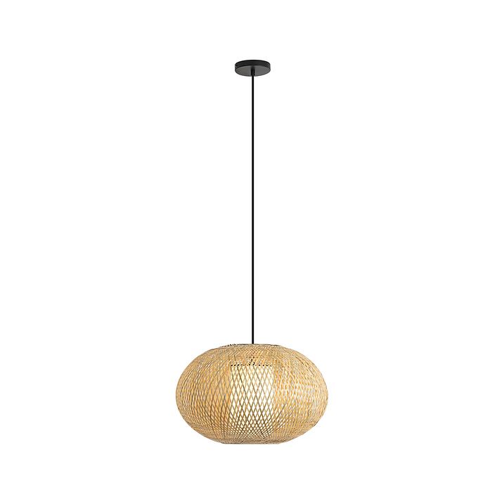 Japandi závesná lampa bambusová 50cm IP44 - Moana