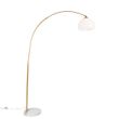 Smart-Bogenleuchte-Messing-mit-weissem-Schirm-inkl.-Wifi-A60---Arc-Basic