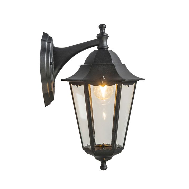 Klasična vanjska zidna lampa crna IP44 - New Orleans Down