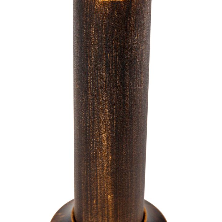 Vintage staande buitenlamp antiek goud IP54 50 cm - Kiki