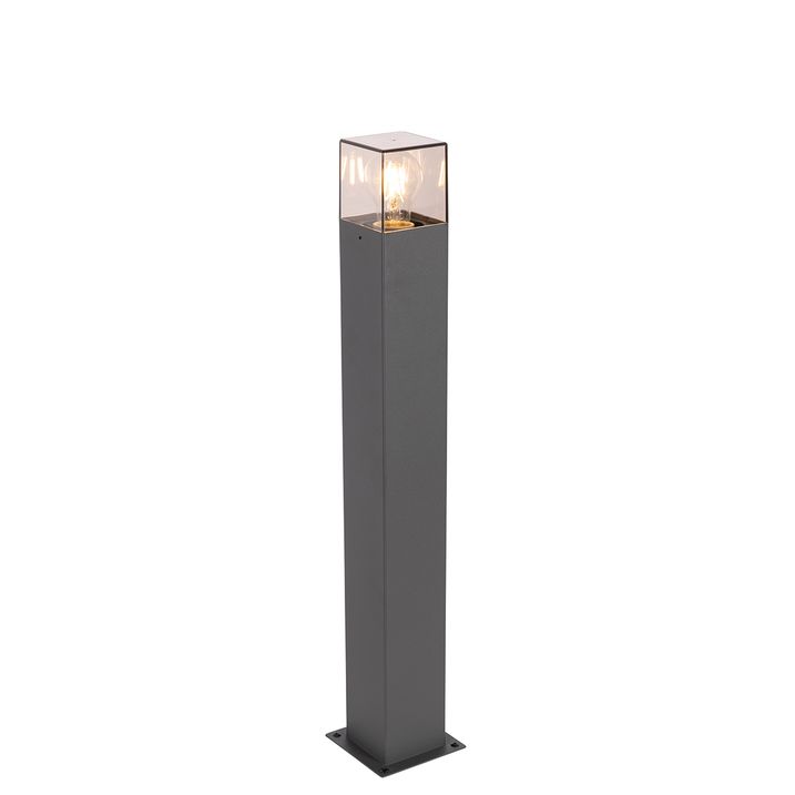 Moderná vonkajšia stojaca lampa 70 cm tmavosivá IP44 - Denmark