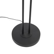 Grīdas-lampa-melna-ar-lasīšanas-roku,-ieskaitot-LED-un-USB-portu---Sevilla