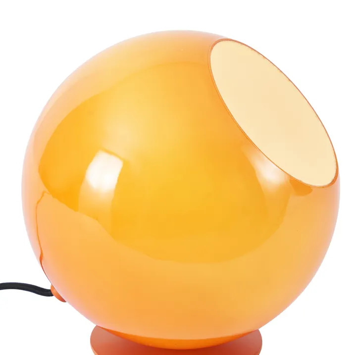 SOLKLINT Lampe de table, laiton/verre gris transparent, 28 cm