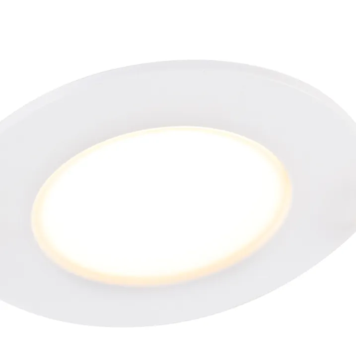 Set van 3 LED inbouwspots Nikas IP44 aluminium Set van 3 LED inbouwspots Nikas IP44 aluminium
