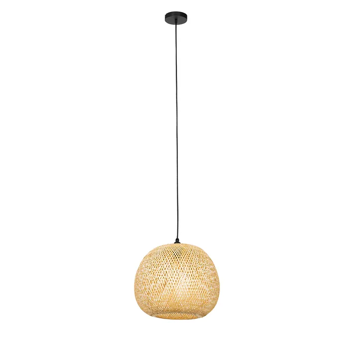 Orientalische Outdoor-Pendelleuchte Bambus IP44 - Rafael | Lampenundleuchten