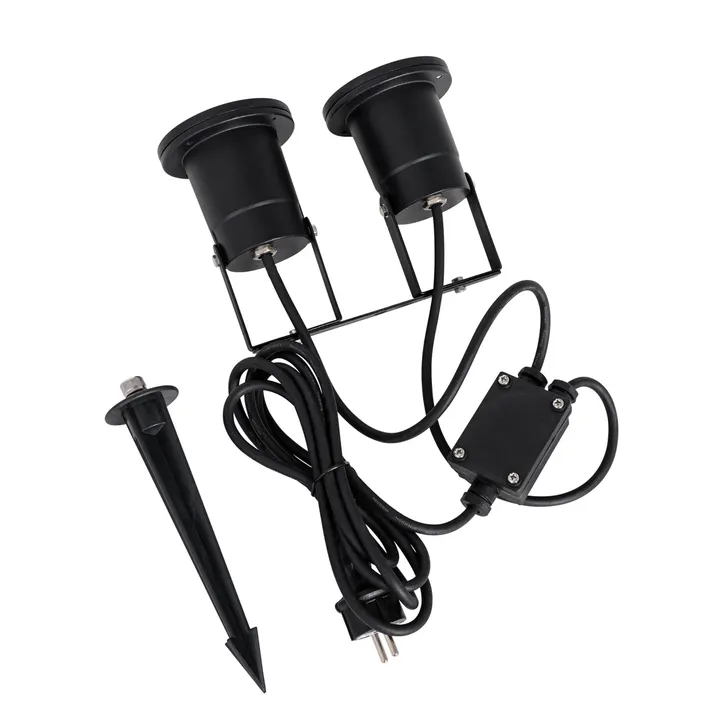 Gartenstrahler MIBU für außen, IP55, Stecker, edelstahl, 1x Gartenstrahler MIBU für außen, IP55, Stecker, edelstahl, 1x