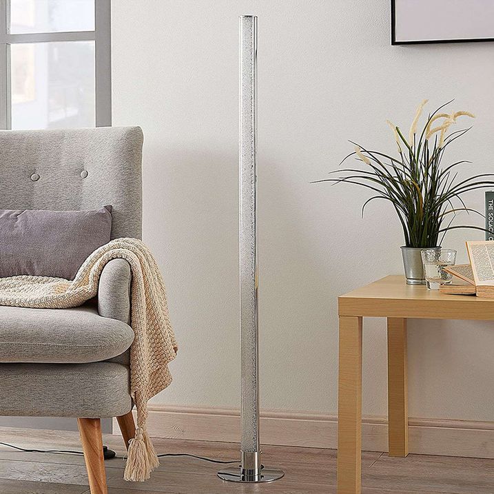 Lampada Da Terra LED 18W 1200LM Con Telecomando – 4 Tonalità E 4 Livelli Luminosità, Piantana Regolabile Per Lettura E Relax