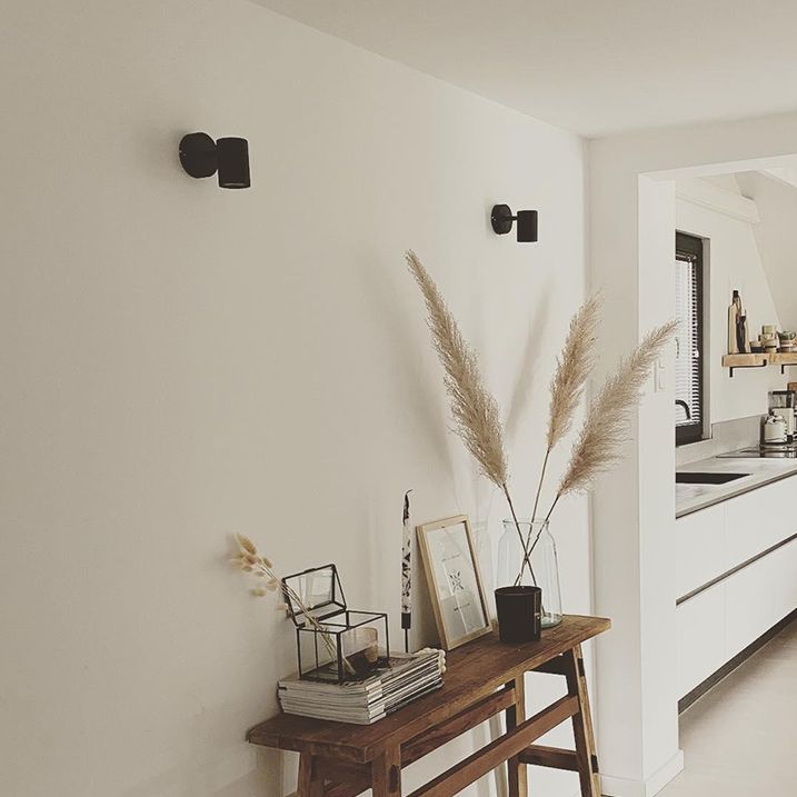 Moderne plafondspot zwart kantelbaar - Jeana