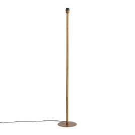 Klassisk golvlampa guld utan skärm - Simplo