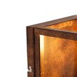 Industriële-wandlamp-roestbruin---Cage