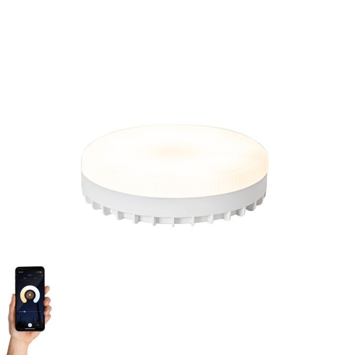 Ampoule LED intelligente GX53 dimmable Opale RGB 9W 806LM 2700K-6500K Zigbee