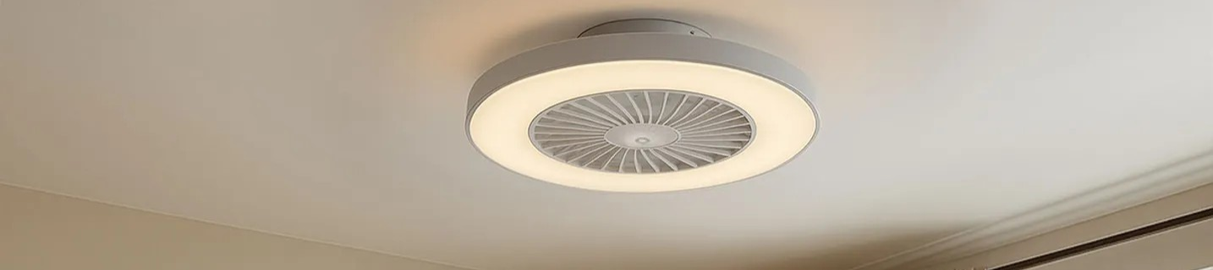 Ventilatoren met licht die je huis laten stralen