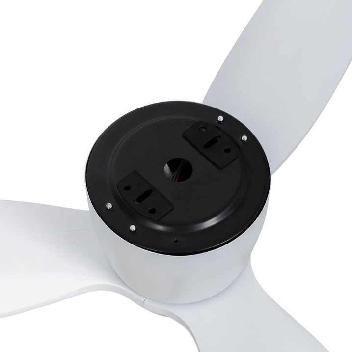 Laeventilaator valge 132 cm koos LED-dimmeriga ja kaugjuhtimispuldiga - Sofio