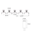 Ensemble-de-5-spots-encastrables-modernes-blancs-avec-LED-IP67---Linsey