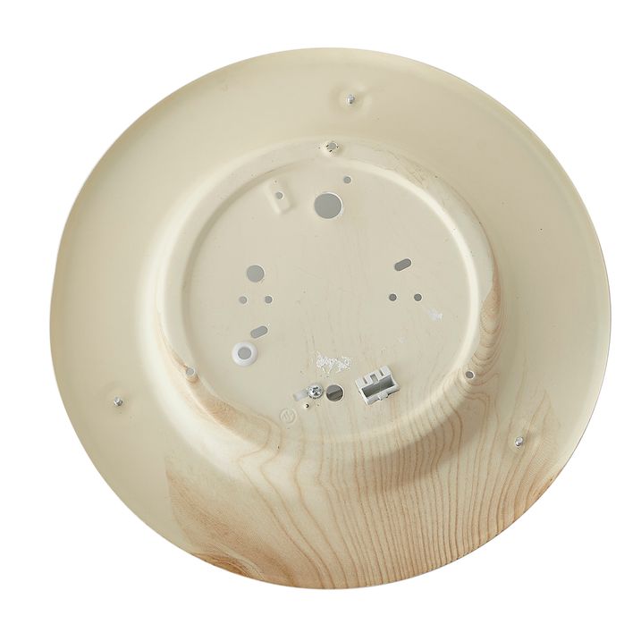 Plafonnier classique naturel avec verre blanc - Mesiac