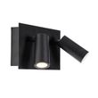 Lampada-da-parete-per-esterni-moderna-nera-con-LED-2-luci-IP54---Simon