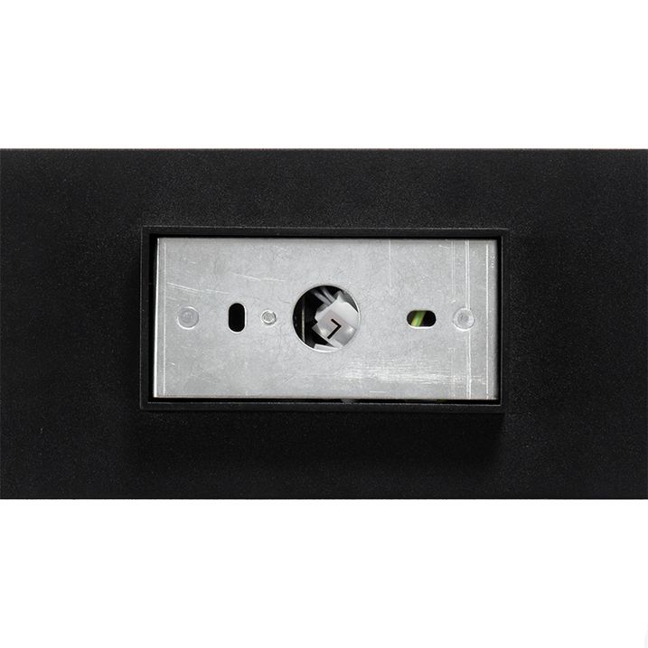 Design Square Wall Light Black with Gold Interior - Sab