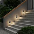 Moderné-zapustené-nástenné-svietidlo-čierne-7-cm-vrátane-LED-IP65---Trem