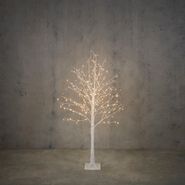 Árbol-de-Navidad-blanco-de-120-cm-con-LED,-temporizador-y-protección-IP44---Ki