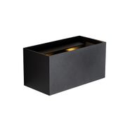 Außenwandleuchte-Schwarz-inkl.-LED-4-Licht-IP54---Edwin