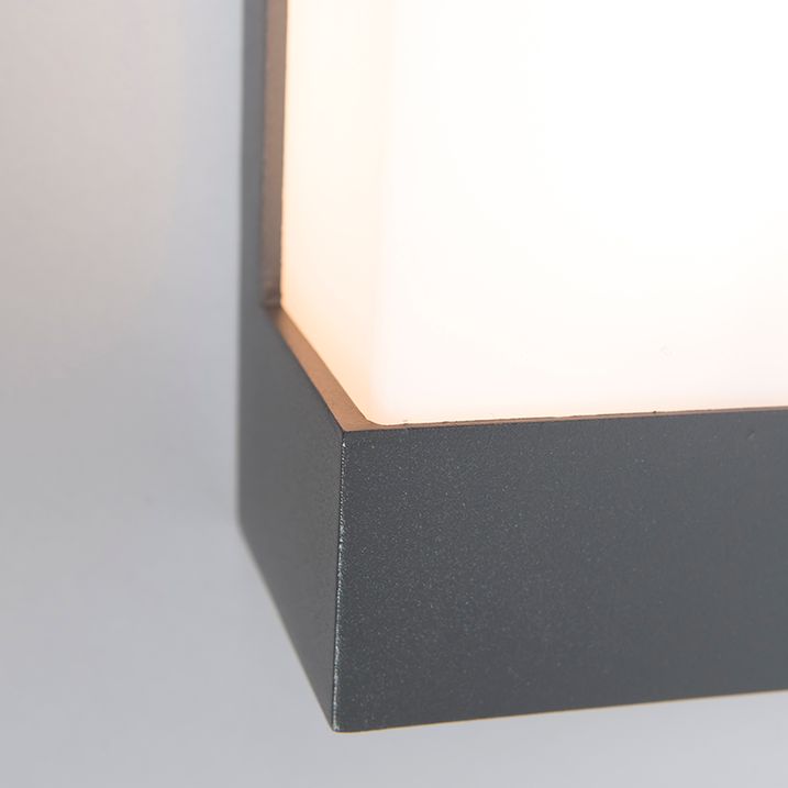 Nástenná lampa antracit IP54 - Tide