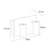 Lampada-da-parete-per-esterni-moderna-nera-con-LED-2-luci-IP54---Simon