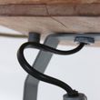 Industriële-plafondspot-hout-met-grijs-draai--en-kantelbaar---Gearwood