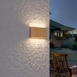 Skandinavische-Aussenwandleuchte-Holzprint-17,5-cm-inkl.-LED-IP65---Batt