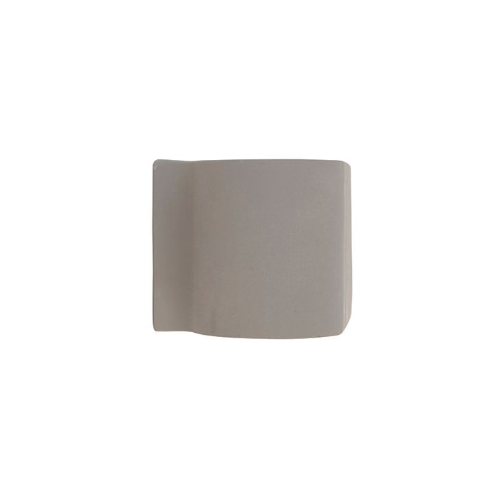Rustikk oval vegglampe betong - Arles
