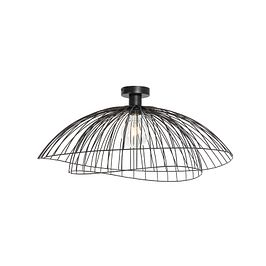 Plafón de diseño negro 66 cm - Pua