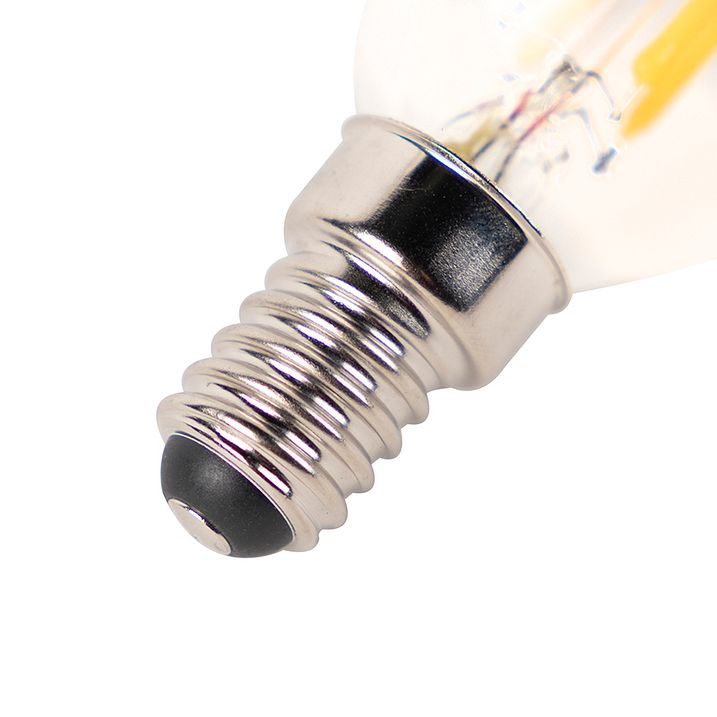 Lampada a sfera a filamento LED E14 dimmerabile 3W 250 lm 2700K