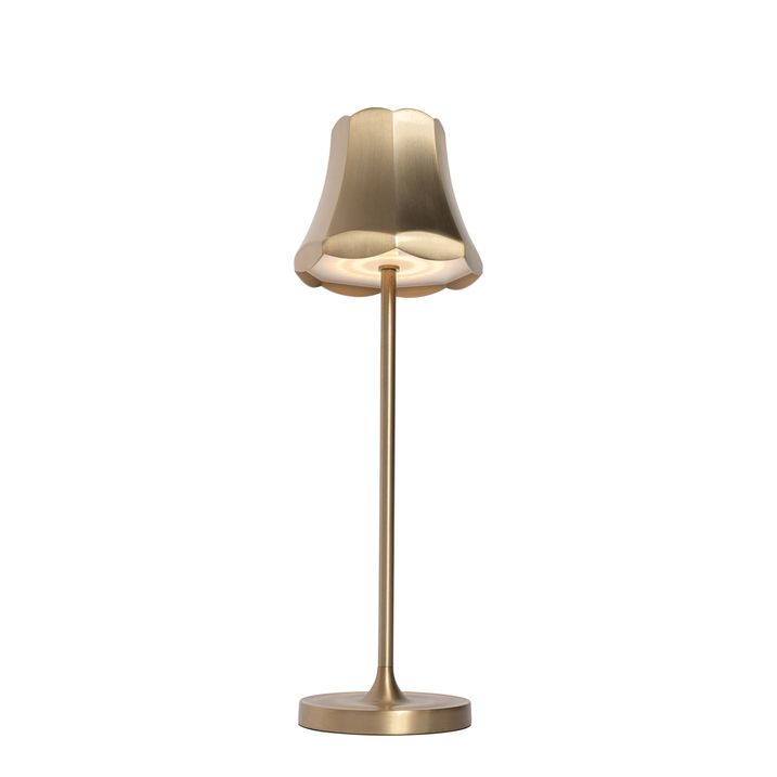 Retro bordslampa guld laddningsbar IP44 - Granny