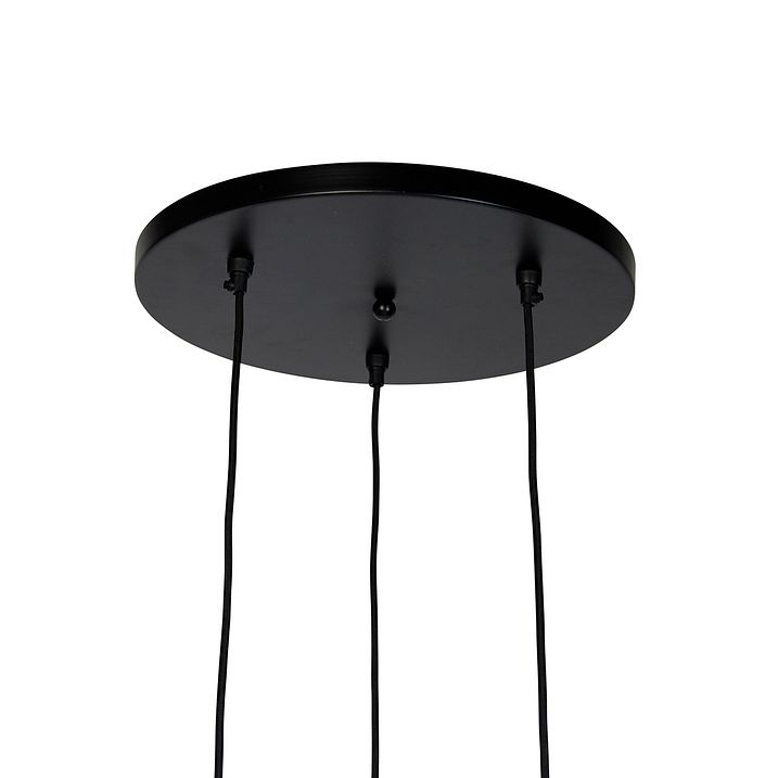 Art Deco piekaramā lampa zelta 3 gaismām - Wesley