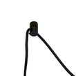Hanglamp-zwart-met-taupe-kap-35cm-3-lichts---Cava
