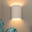 Candeeiro-de-Parede-Escandinavo-Bege-Oval---Plaster