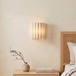 Japandi-zidna-lampa-bež-sa-lanom-26-cm---Scallop