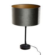 Stolní-lampa-černá-s zeleným-sametovým-stínítkem-35-cm---Parte