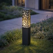 Moderná-vonkajšia-stĺpová-lampa-čierna-60-cm-IP44---Nicole