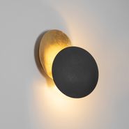 Smart-Wandleuchte-Schwarz-mit-Gold-inkl.-Wifi-G9---Sunrise