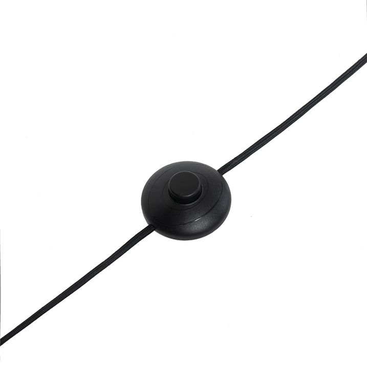 Lampada da terra di design nera - Johanna