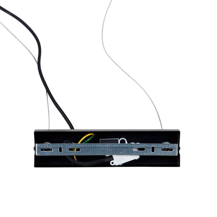 Inteligentna lampa wisząca czarna z bursztynowym szkłem w komplecie z 8 żarówkami G9 Wifi - Uvas