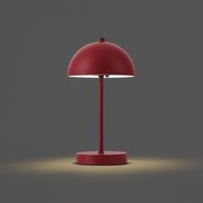 Spoljna-stona-lampa-tamno-crvena-uklj.-LED-sa-3-stepena-zatamnjivanja-IP44-punjiva---Keira
