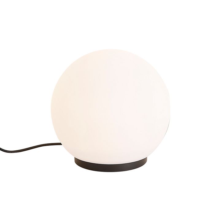 System 12V czarny 7m z 3 lampami białymi 20cm z LED IP44 - Voltaire Luno