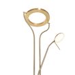 Lampadaire-moderne-doré-avec-bras-de-lecture-avec-LED-et-variateur---Divo