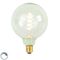 E27 Hämardatav LED spiraalhõõgniidi pirn G125 roheline 4W 180lm 1800K