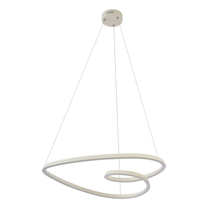 Scandinavian pendant lamp beige 72cm incl. LED 3-step dimmable - Circuit