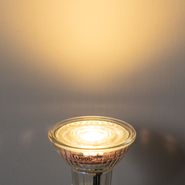 GU10-50mm-prigušiva-LED-žarulja-prozirna-4,9W-430-lm-2700K
