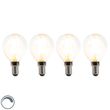 Set-4-E14-zatemnljivih-LED-žarnic-P45-prozorna-3W-250lm-2700K