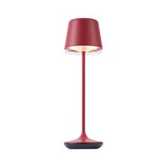 Table-Lamp-Red-Incl.-LED-IP65-Rechargeable-with-Charging-Station---Treble