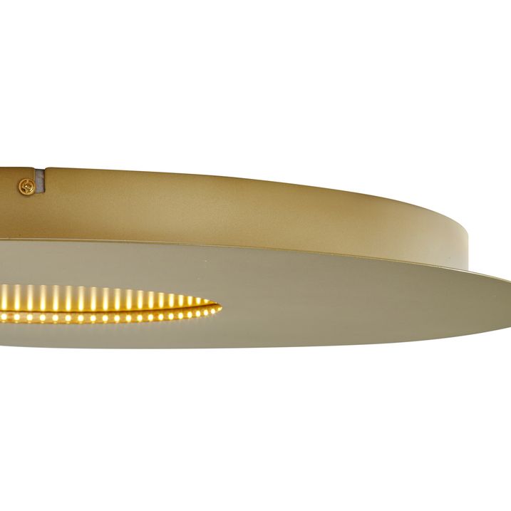 Moderne Deckenleuchte Gold 60cm inkl. LED 3-Stufen-Dimmbar - Morning